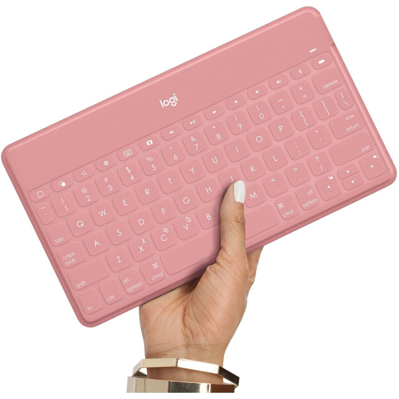 Vorschau: Logitech Keys-To-Go, DE, Blush Pink