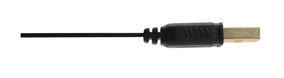 Vorschau: InLine® USB 2.0 Flachkabel, USB A Stecker an Mini-B Stecker (5pol.), schwarz, 5m