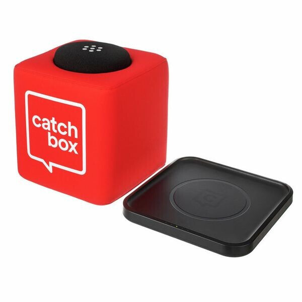 Vorschau: Catchbox Plus System mit 1 Audience Mikrofon, 1 Presenter Mikrofon und Wireless Charger - Demo