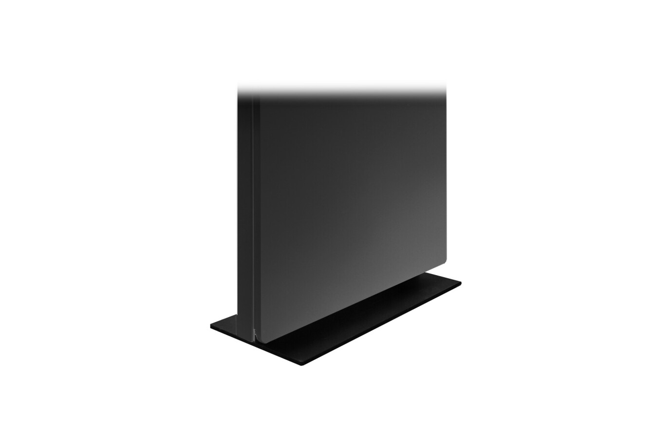 Vorschau: Holzmedia W6 Displaystele M, Front 90cm, Universalblende 10cm, schwarz