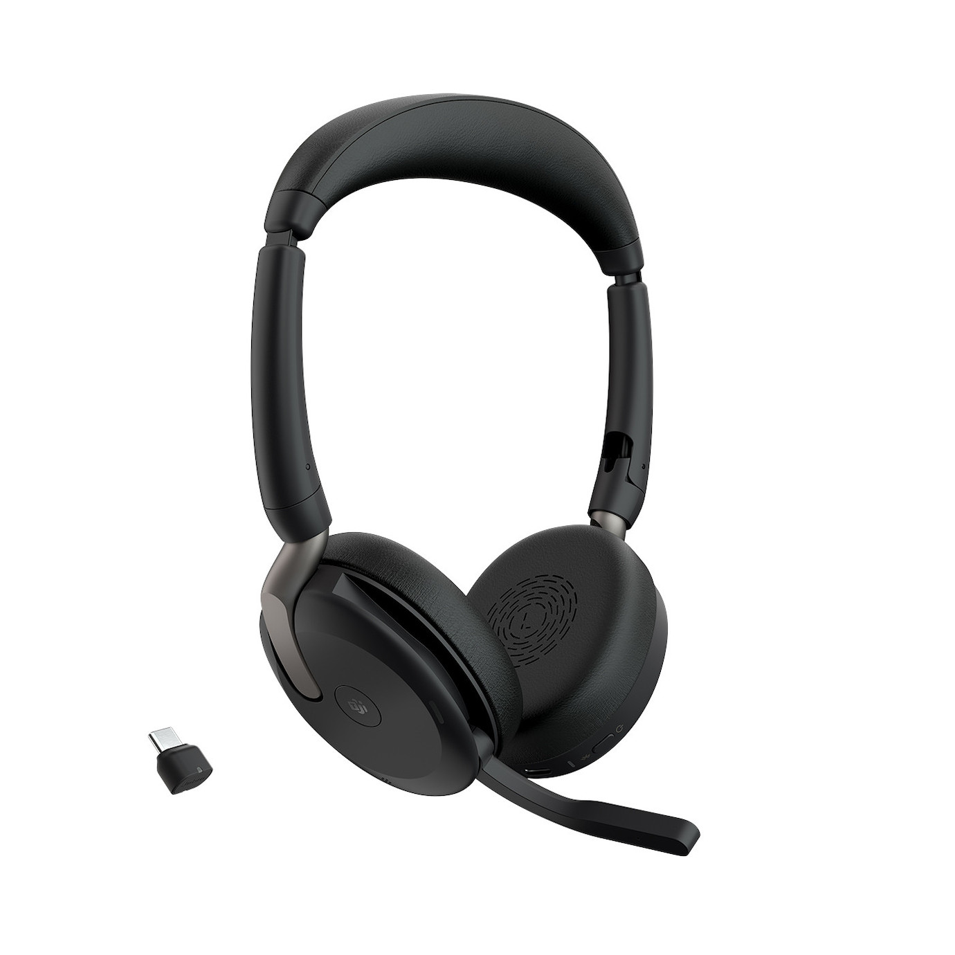 Vorschau: Jabra Evolve2 65 Flex Link380c UC Stereo – schnurloses Stereo Headset mit USB-C für UC Platformen