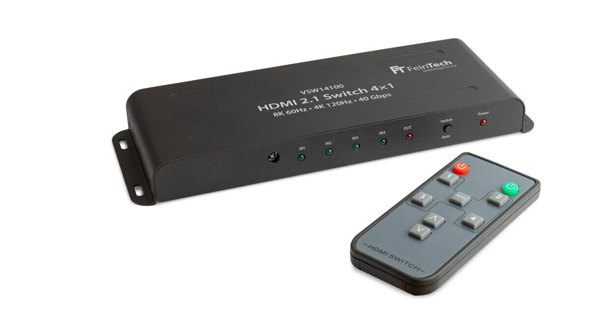 Vorschau: FeinTech VSW14100 HDMI 2.1 Switch 4x1