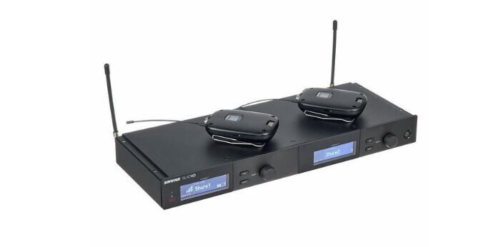 Vorschau: Shure SLXD14DE G59 2-kanaliges digitales UHF Wireless-System