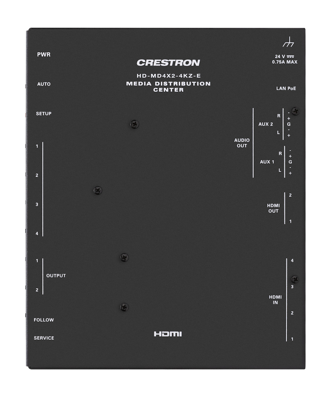 Vorschau: Crestron HD-MD4X2-4KZ-E 4x2 4K60 4:4:4 HDR AV Switcher - Demo