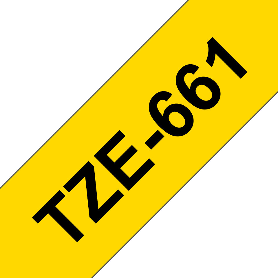 Vorschau: Brother TZe-661 Schriftband schwarz/gelb 36mm/8m