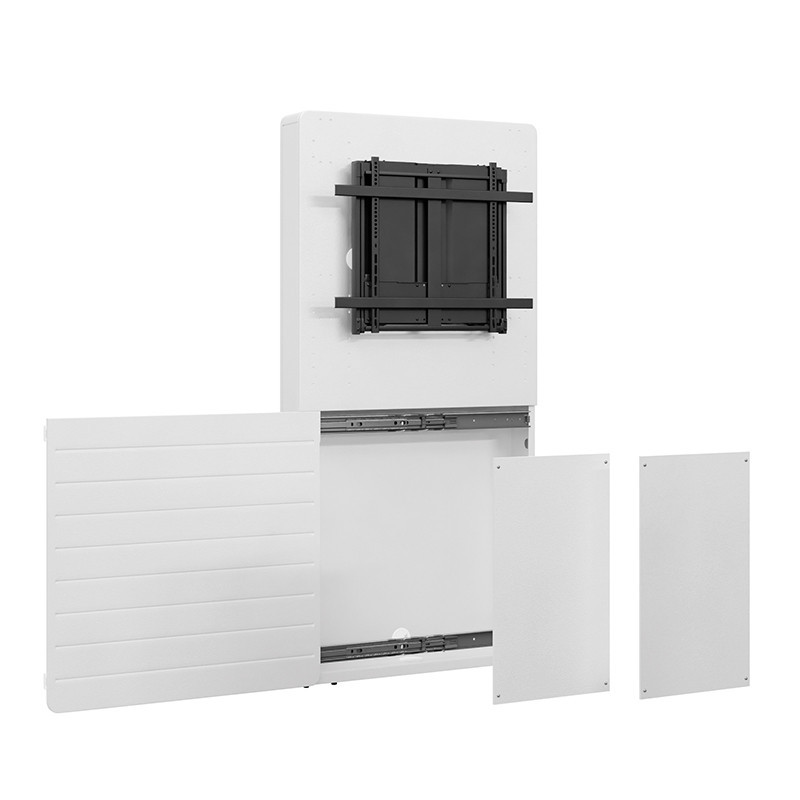 Vorschau: Hagor CON-Line® Big W Counterbalanced 65 - 86" Medienstele, Boden-Wand Montage