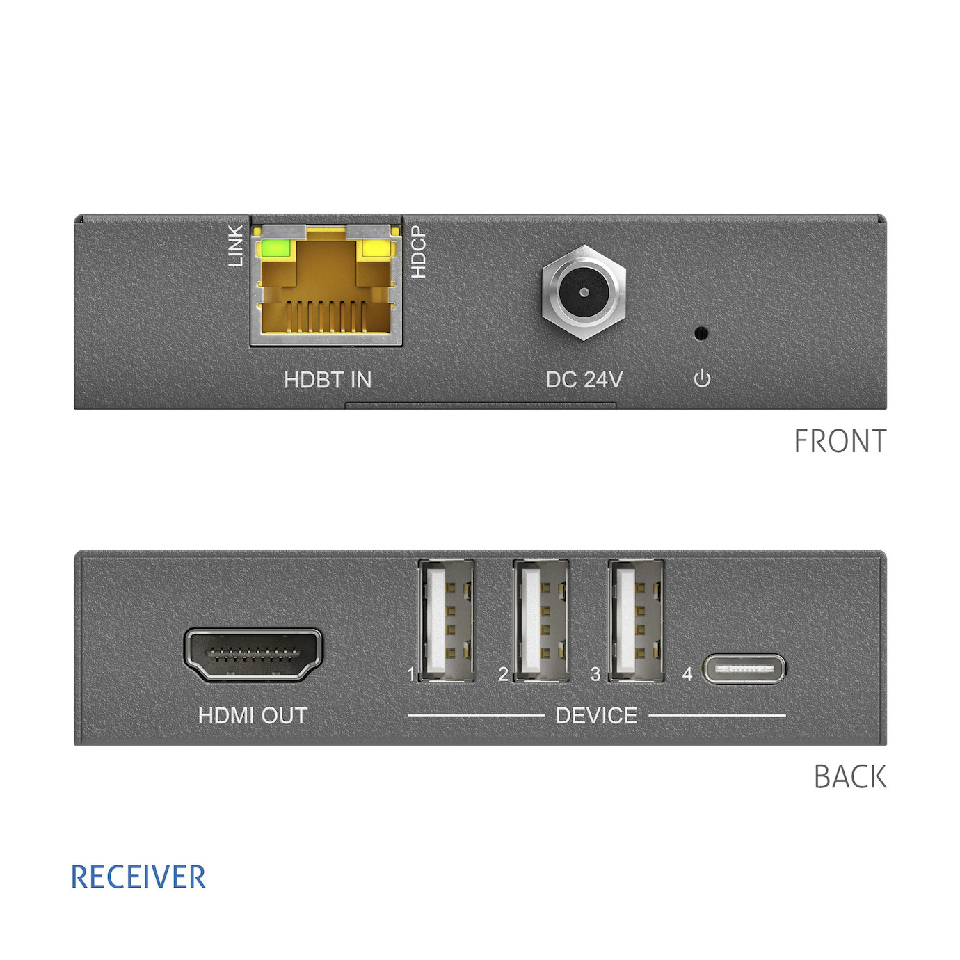 Vorschau: Purelink PureTools HDBaseT 3.0 HDMI und USB 2.0 Receiver