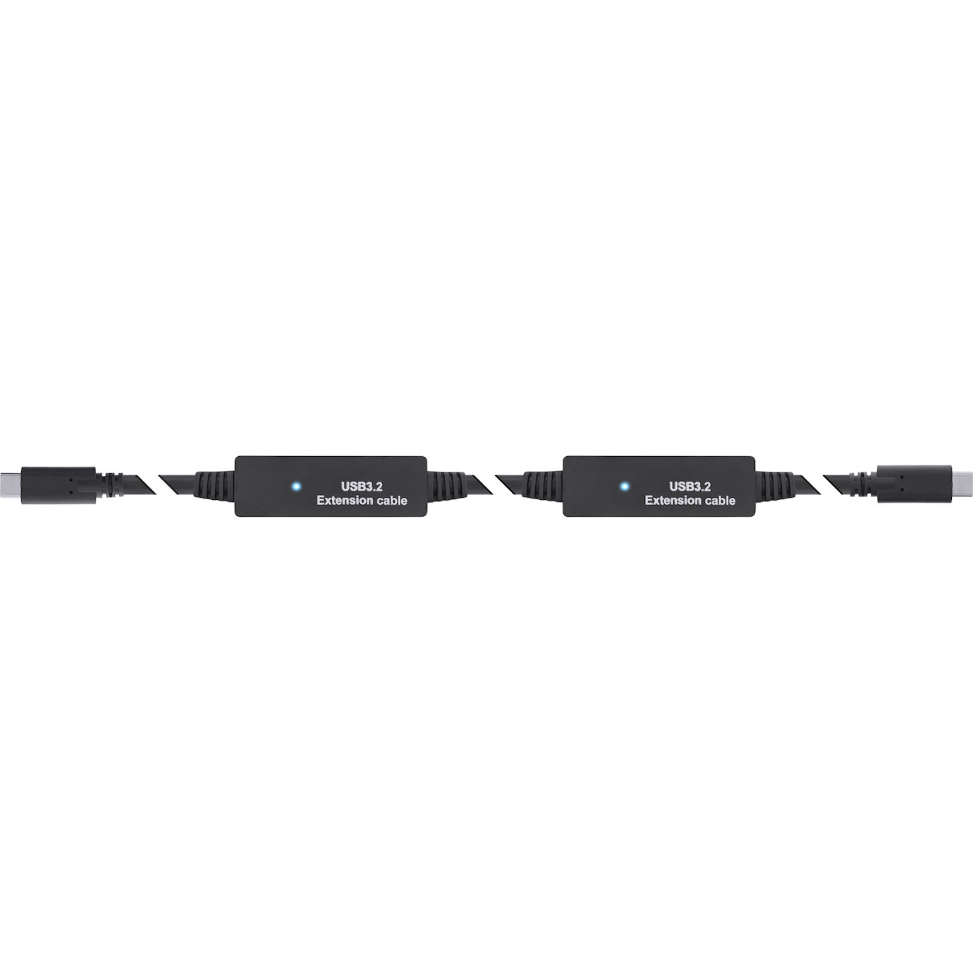 Vorschau: InLine USB 3.2 Gen.1 Aktiv-Kabel, USB-C Stecker an USB-C Stecker, schwarz, 10m