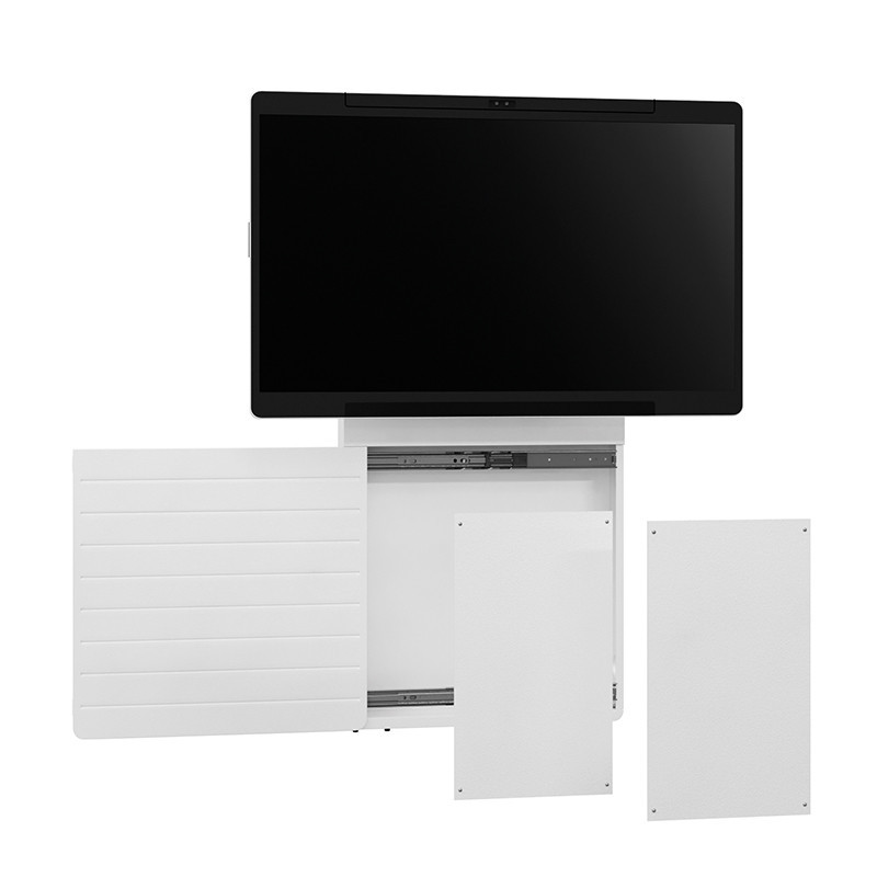 Vorschau: Hagor Medienstelen-Lift Boden-Wand-Montage - Version breiter Korpus - passend für Cisco WebEx Board