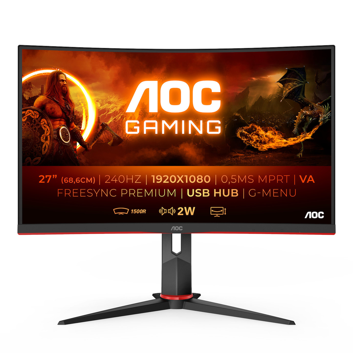 Vorschau: AOC C32G2ZE 32" Monitor