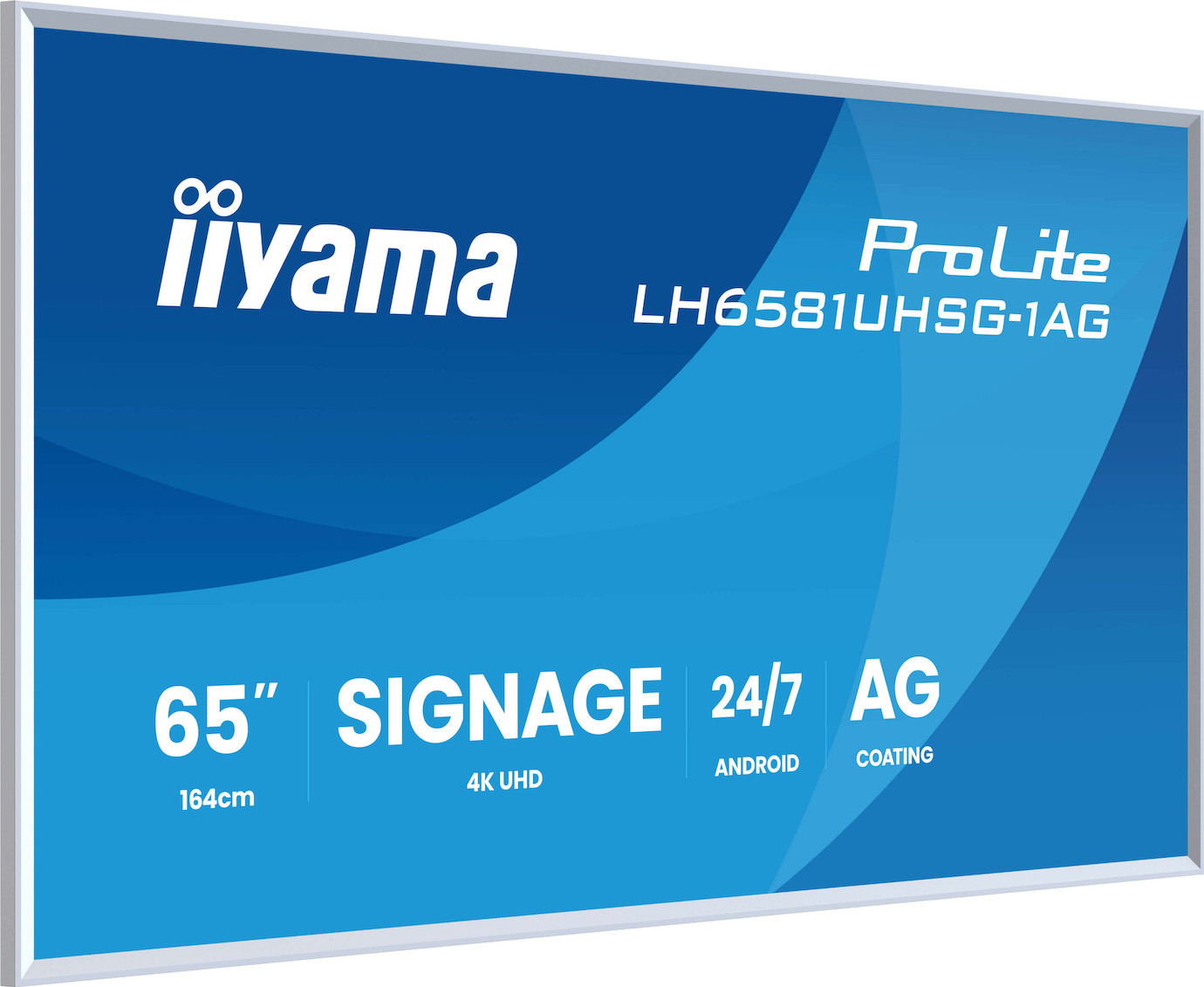 Vorschau: iiyama ProLite LH6581UHSG-1AG 65" 4K UHD Digital Signage-Display mit abnehmbaren Rahmen