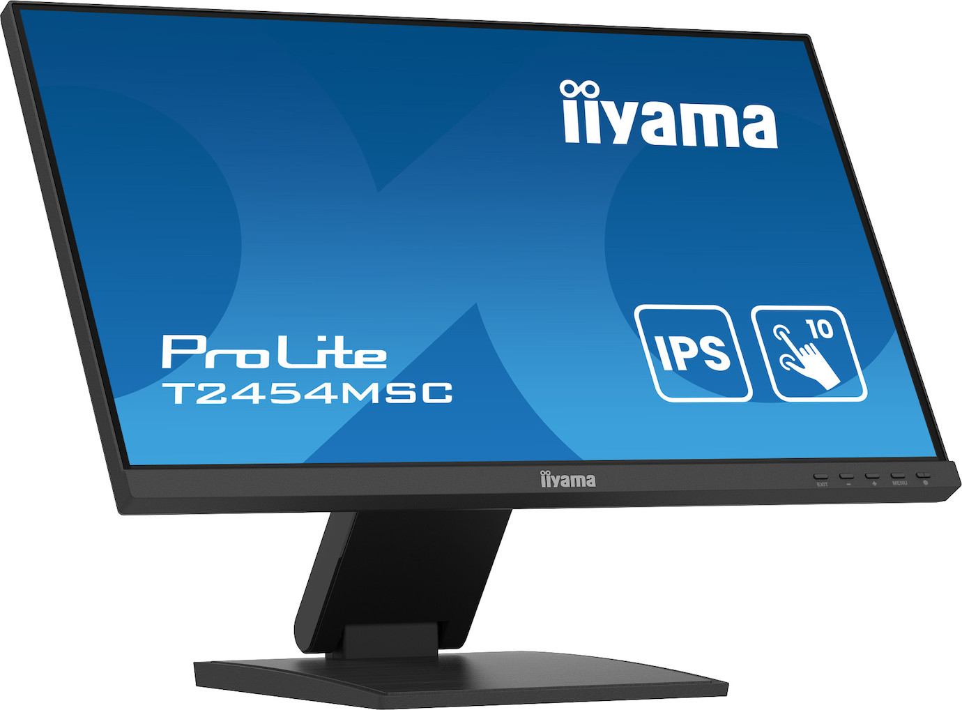 Vorschau: iiyama ProLite T2454MSC-B2AG 24" PCAP 10-Punkte Touchscreen-Monitor mit IPS-Panel-Technologie und An