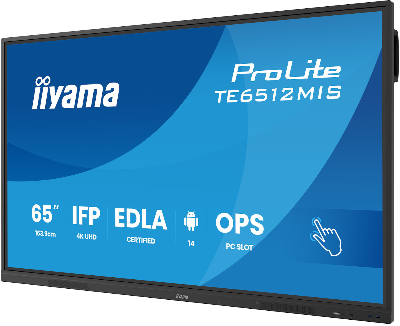 Vorschau: iiyama ProLite TE6512MIS-B4AG Interaktiver 65" 4K UHD Touchscreen für eine interaktive Zusammenarbei