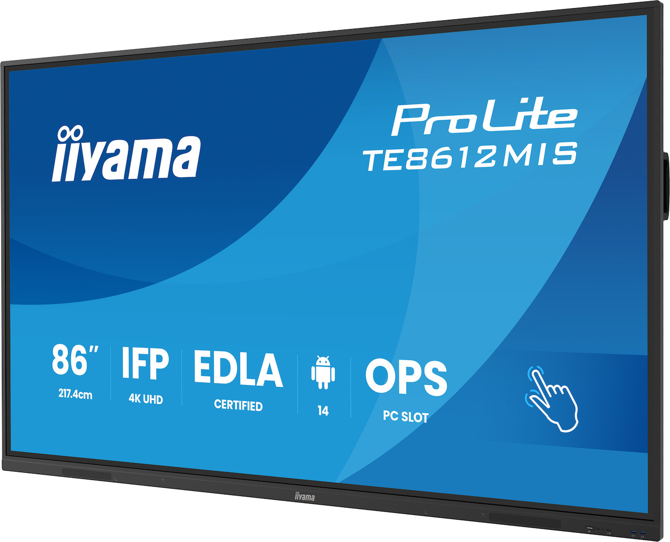 Vorschau: iiyama ProLite TE8612MIS-B4AG Interaktiver 86" 4K UHD Touchscreen für eine interaktive Zusammenarbei