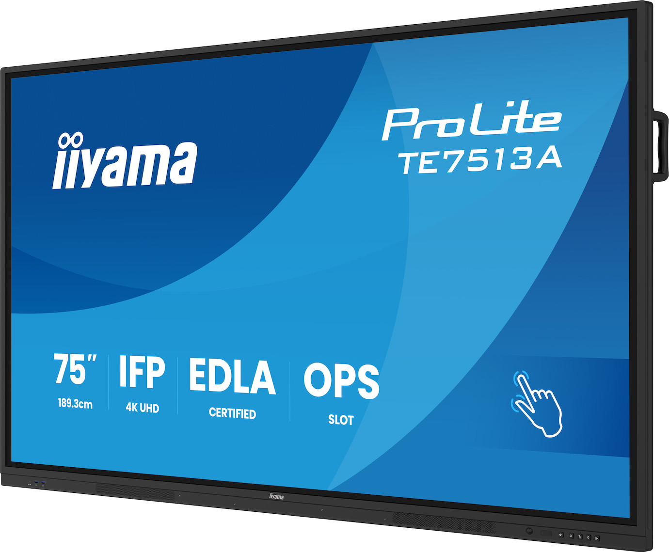 Vorschau: iiyama ProLite TE7513A-B1AG 75" interaktives und Google EDLA-zertifiziertes Display