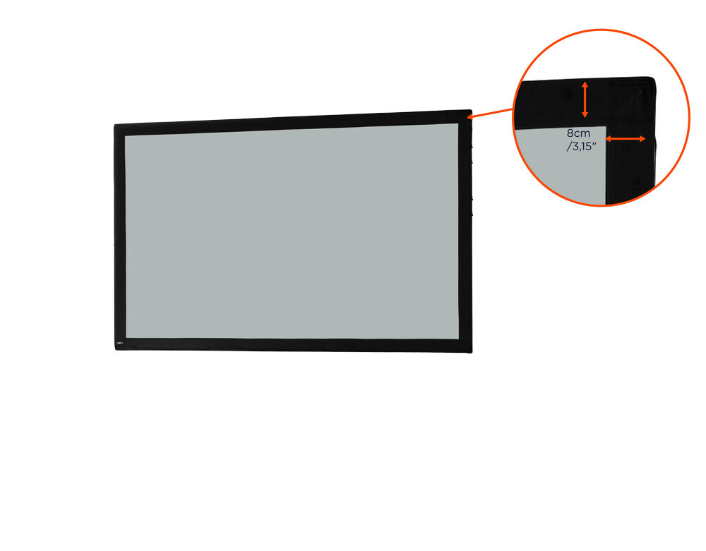 Vorschau: celexon Tuch für Faltrahmen Mobil Expert Rückprojektion - 203 x 127 cm