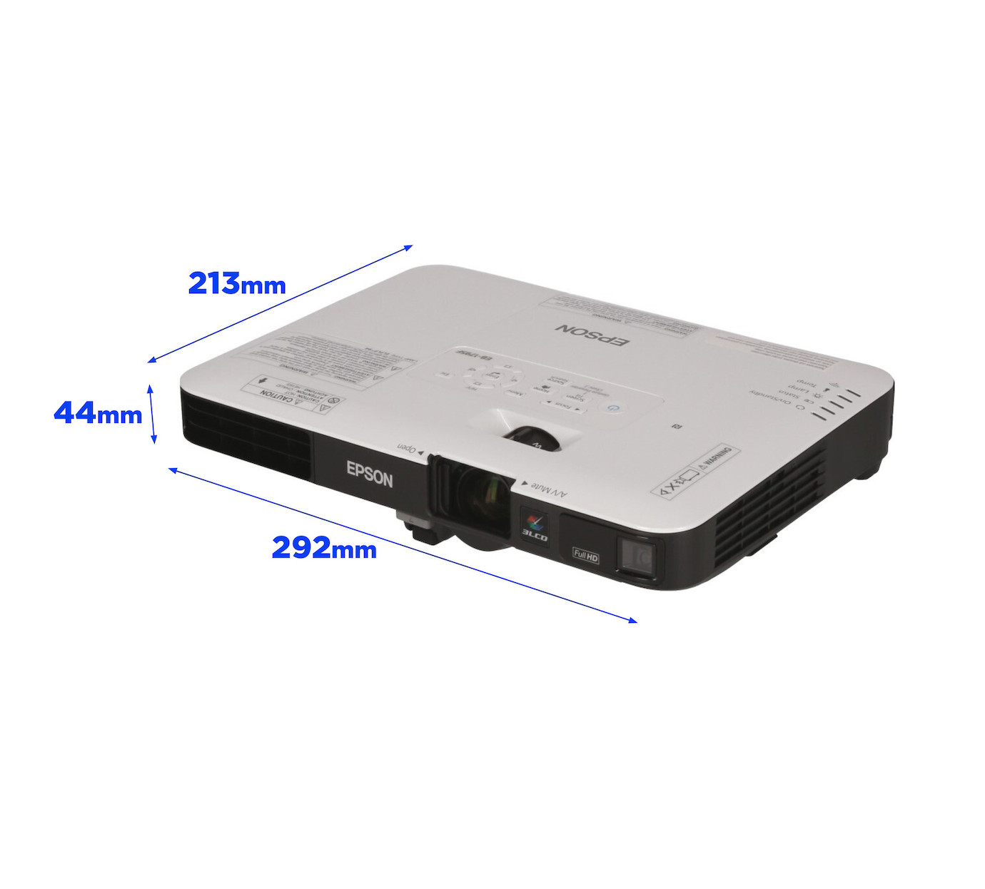 Vorschau: Epson EB-1795F Mobiler Beamer mit 3200 ANSI-Lumen und Full-HD Auflösung