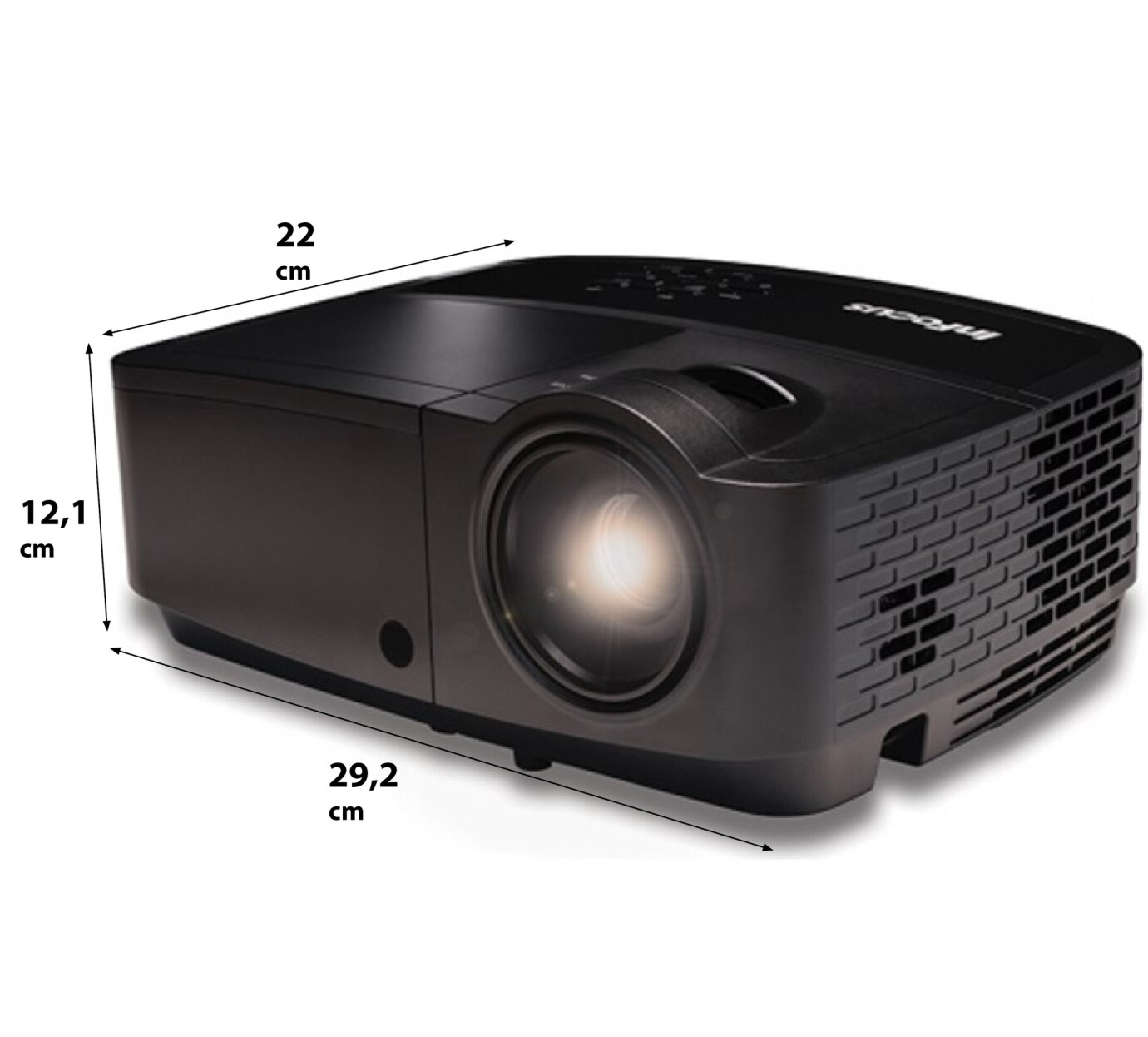 Vorschau: InFocus IN128HDx Business Beamer mit 4000 ANSI-Lumen und Full-HD