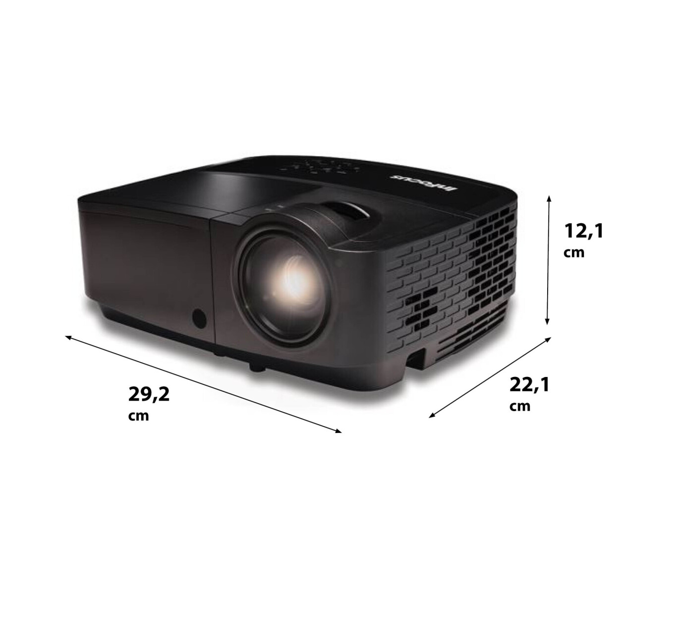 Vorschau: InFocus IN2124x Beamer mit 4200 ANSI-Lumen und XGA Auflösung