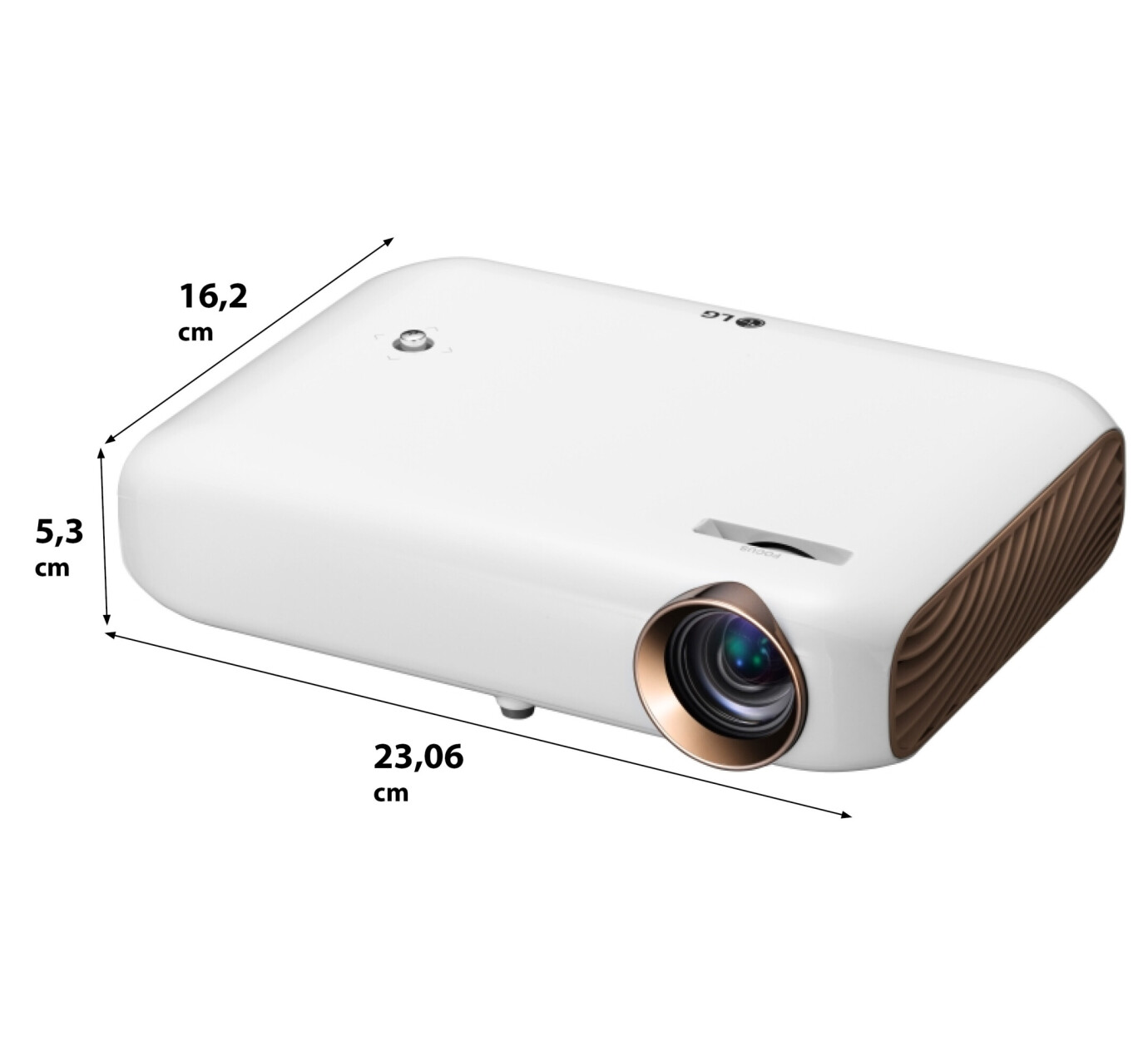 Vorschau: LG PW1500G Mini Beamer mit 1500 ANSI-Lumen und WXGA Auflösung