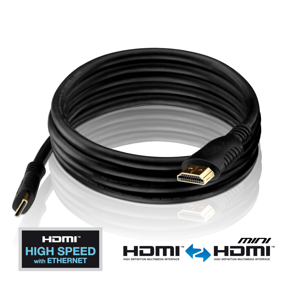 Vorschau: PureLink HDMI/Mini HDMI Kabel - PureInstall 1,00m