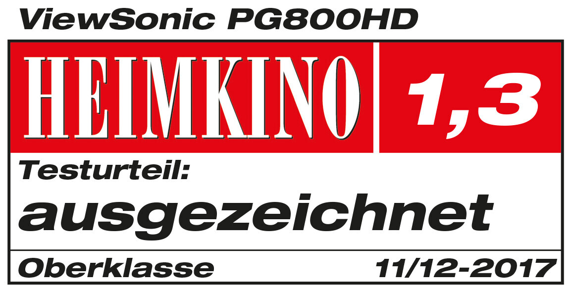 Vorschau: ViewSonic PG800HD Heimkino Beamer mit 5000 ANSI-Lumen und Full-HD