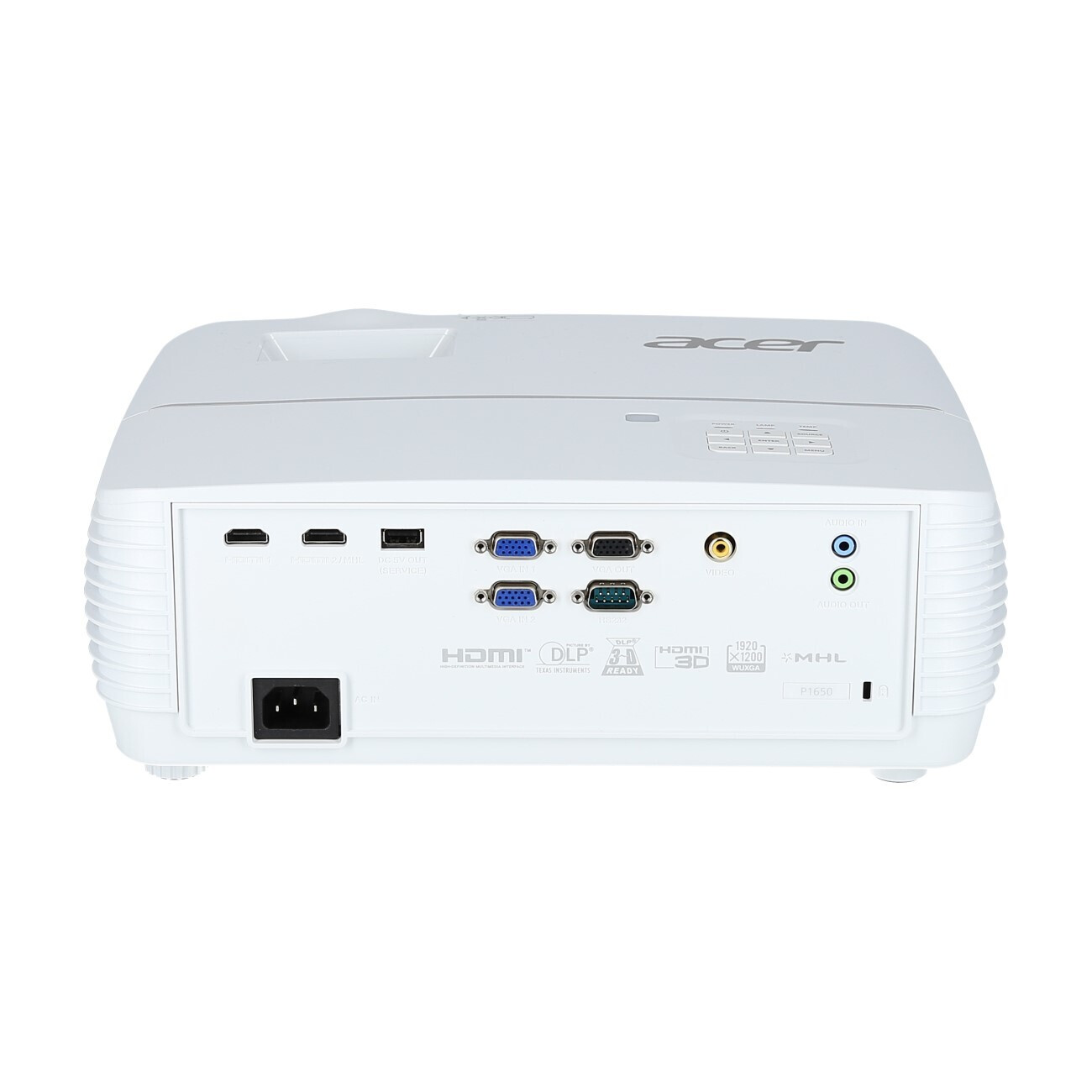 Vorschau: Acer P1650 Business Beamer mit 3500 ANSI-Lumen und WUXGA Auflösung