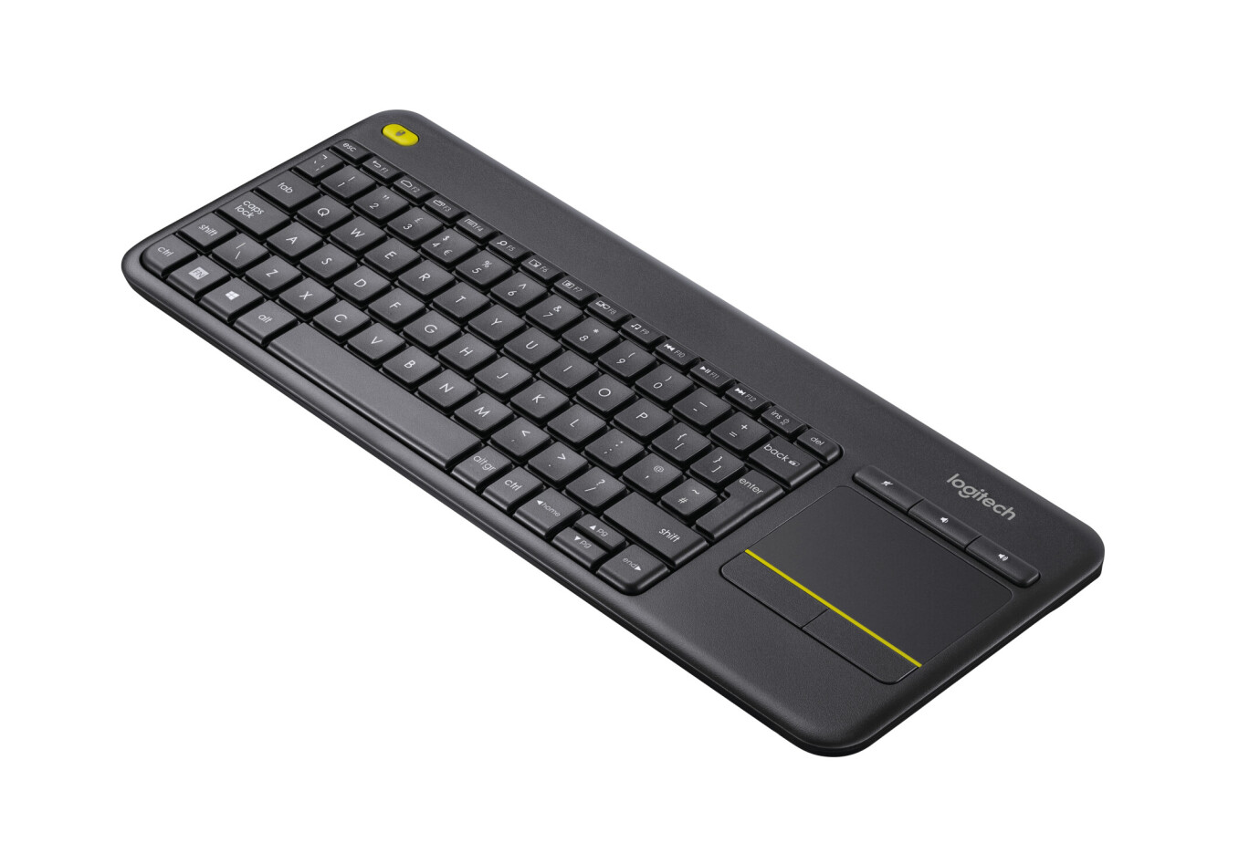 Logitech K400 Plus Tastatur, kabellos, schwarz