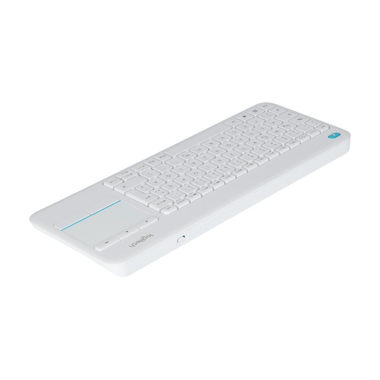 Logitech K400 Plus Tastatur, kabellos, weiß