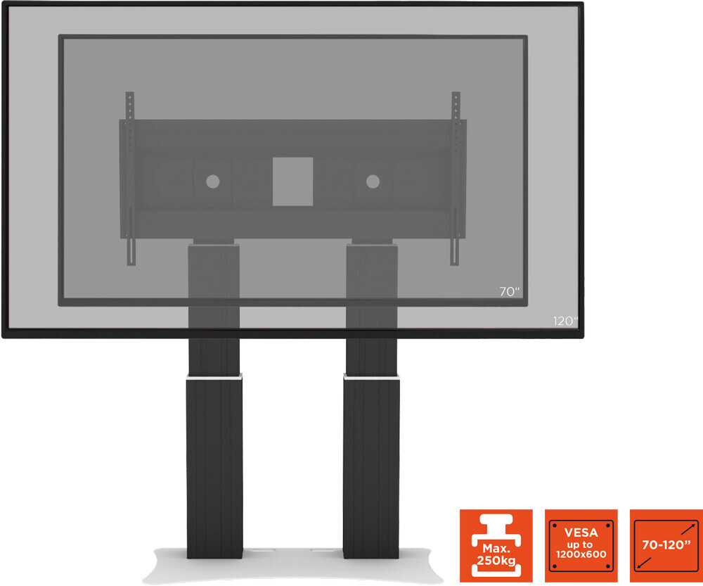 Vorschau: celexon Expert elektrisch höhenverstellbarer Display-Ständer Adjust-70120PB - 50cm