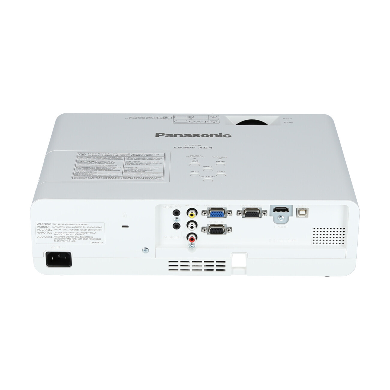 Vorschau: Panasonic PT-LB306 Businessbeamer mit 3100 Lumen und XGA Auflösung
