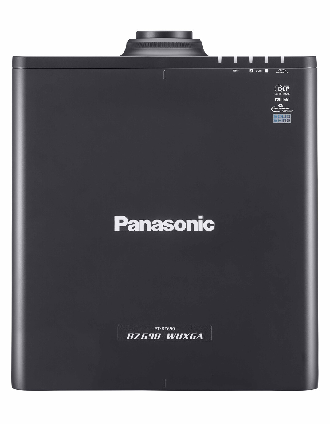 Vorschau: Panasonic PT-RZ690BE mit Objektiv, schwarz Installationsbeamer mit 6200 Lumen