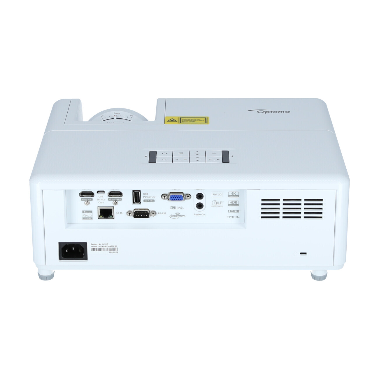 Optoma ZW400 Laserbeamer mit 4000 Lumen und WXGA Auflösung