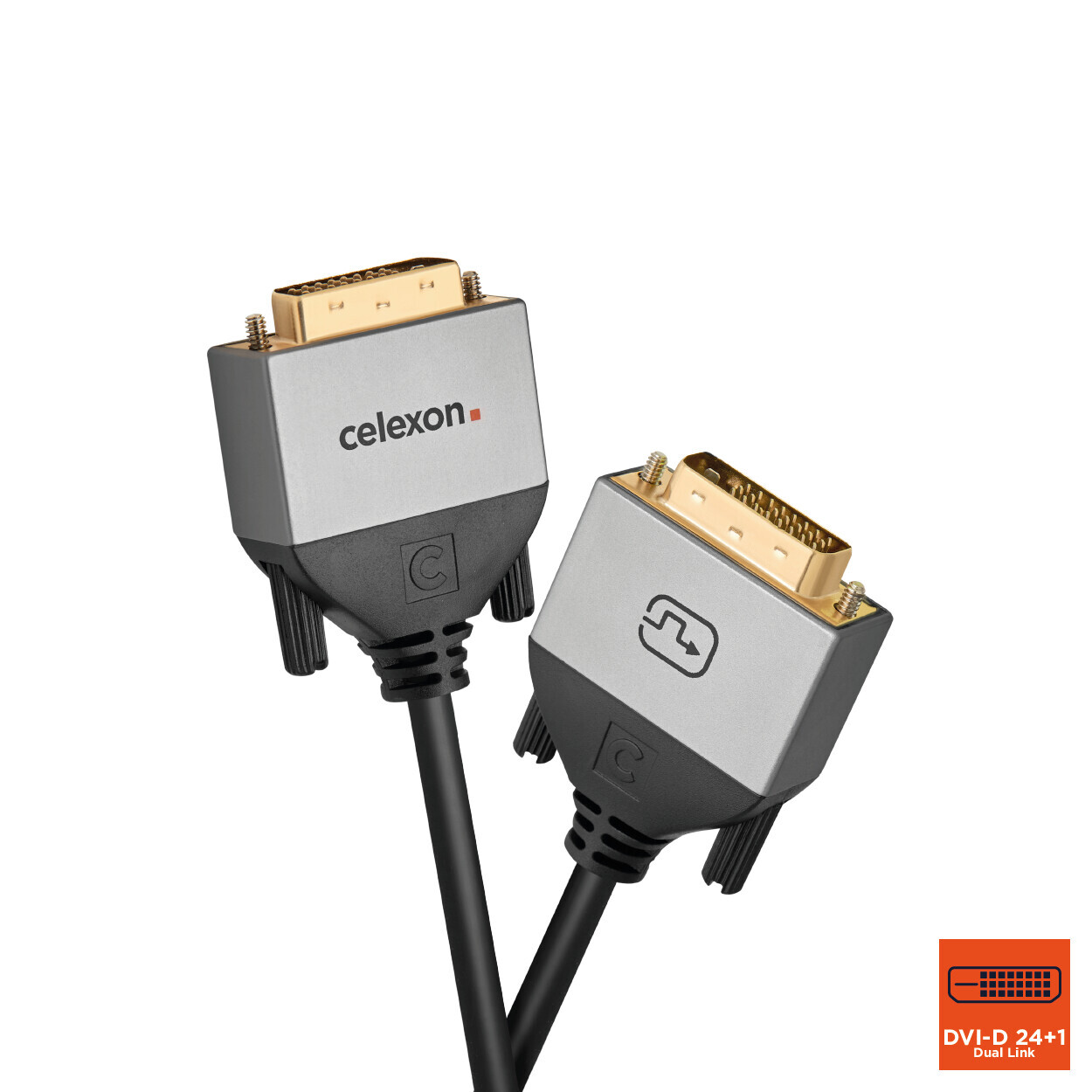 Vorschau: celexon DVI Dual Link Kabel 7,5m - Professional Line