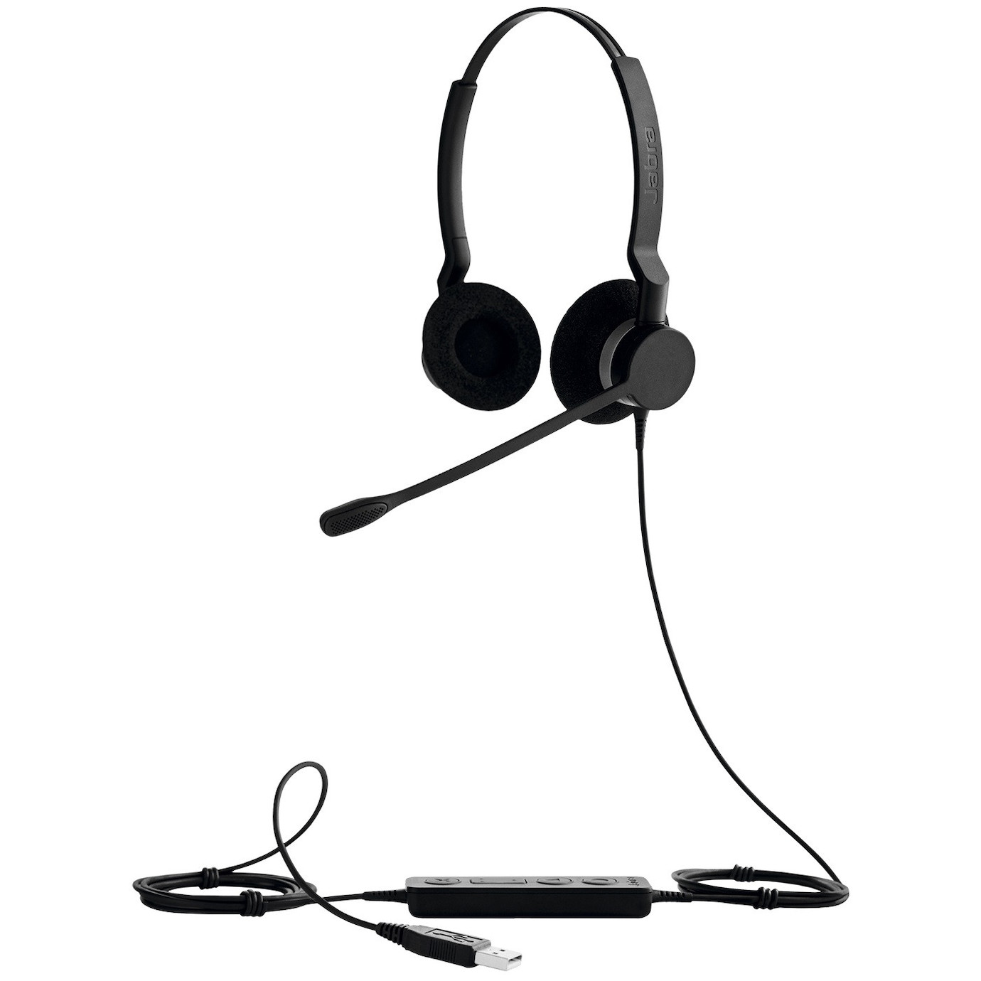 Vorschau: Jabra Biz 2300 USB MS Duo, Schnurgebundenes Stereo Headset für Microsoft Teams