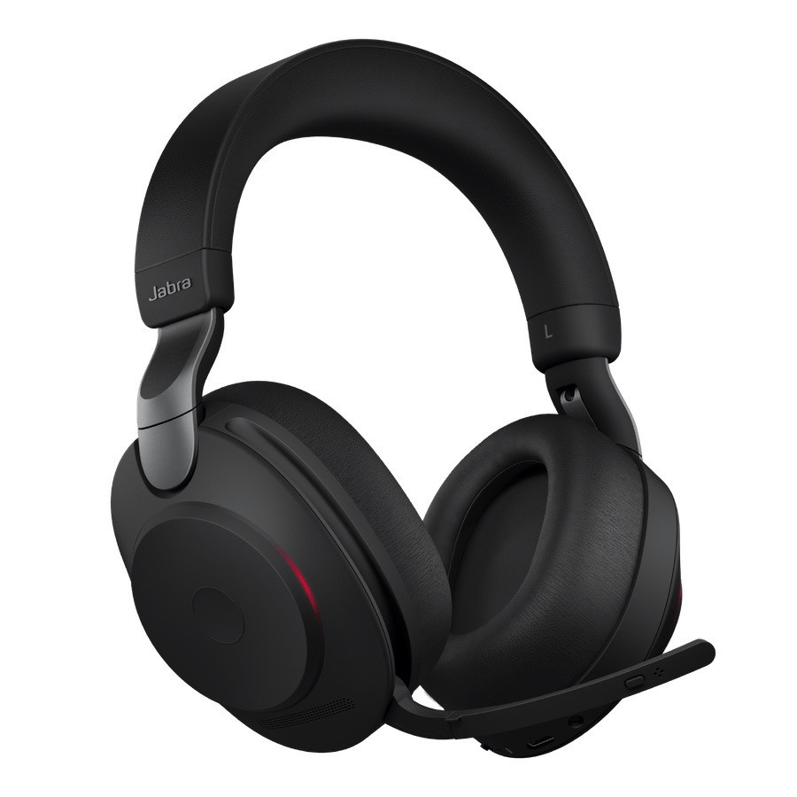 Vorschau: Jabra Evolve2 85 USB-A MS Stereo Headset mit Ladestation für Microsoft Teams, schwarz