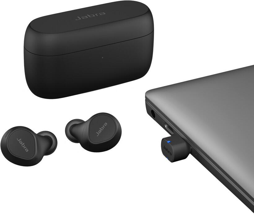 Vorschau: Jabra Evolve2 Buds In-Ear-Bluetooth-Kopfhörer - USB-C - zertifiziert für Microsoft Teams