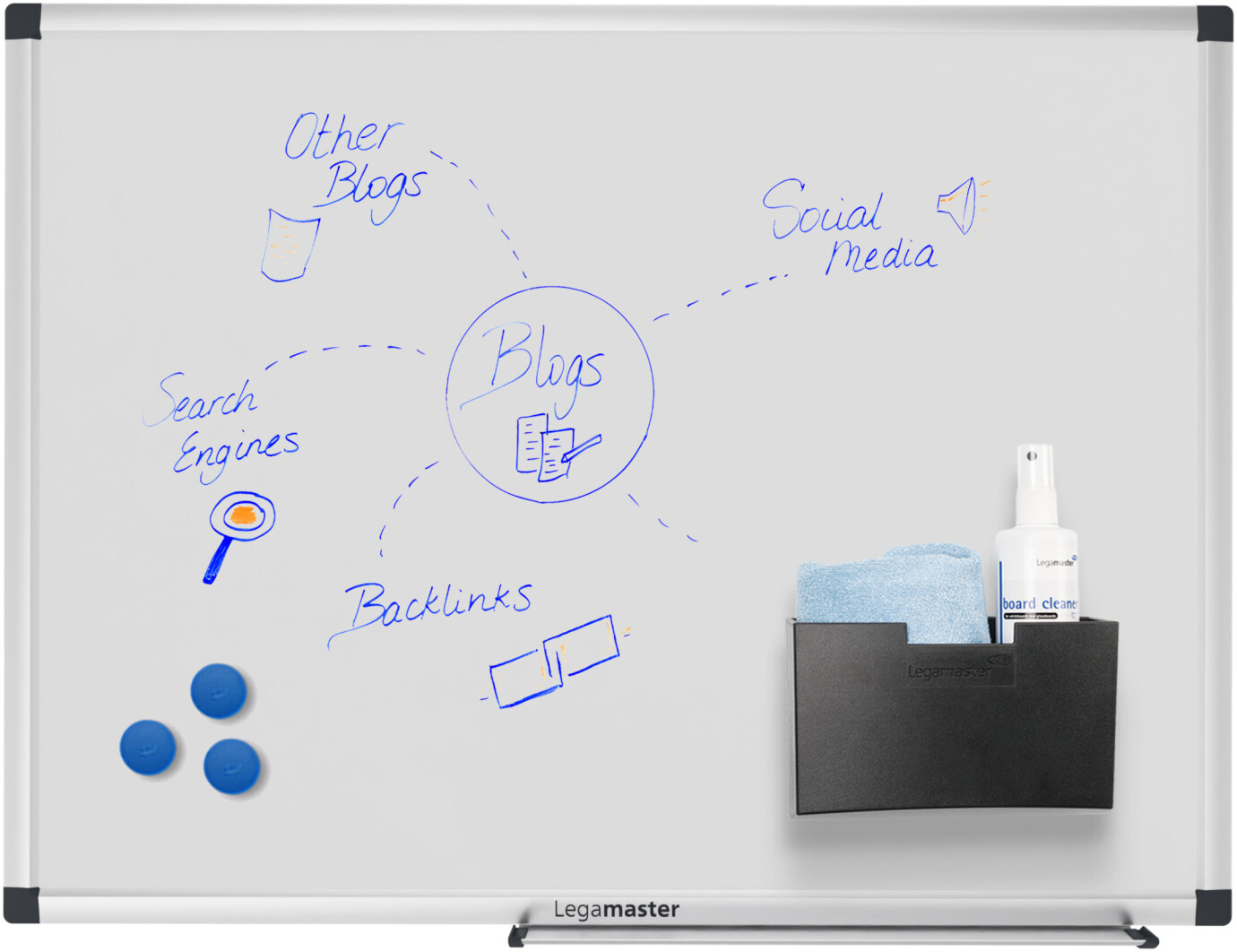 Vorschau: Legamaster UNITE Whiteboard PLUS 120x200 cm