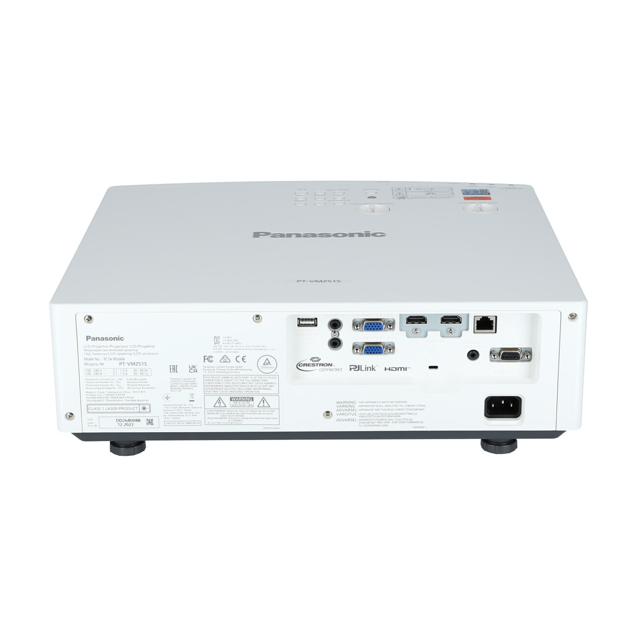 Vorschau: Panasonic PT-VMZ51S Laser-Business-Beamer weiß mit 5.200 ANSI-Lumen und WUXGA - Demo