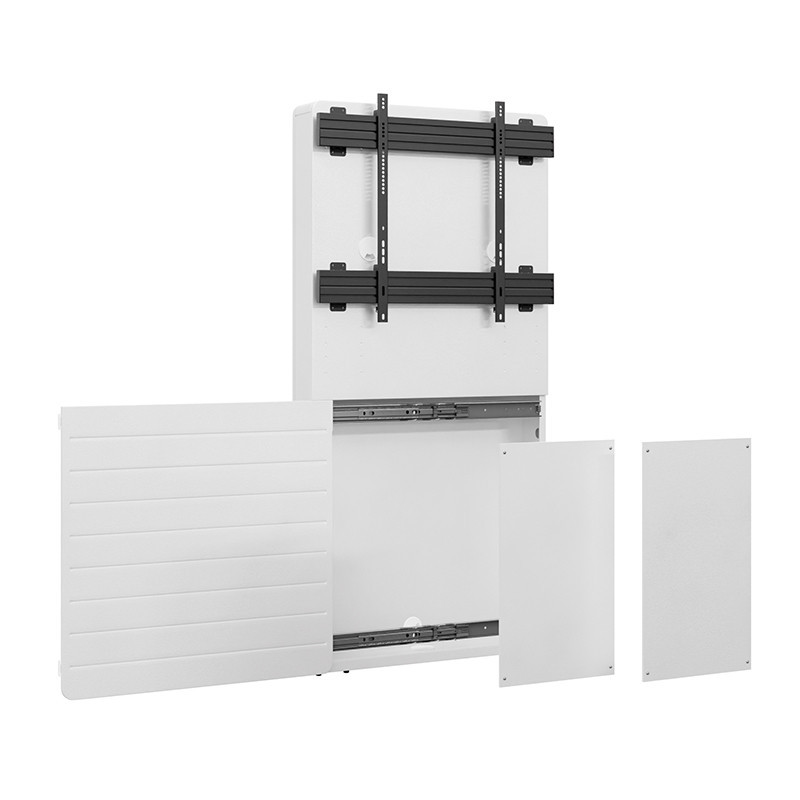 Vorschau: Hagor CON-Line® Big W 75 - 98" Medienstele, Boden-Wand Montage