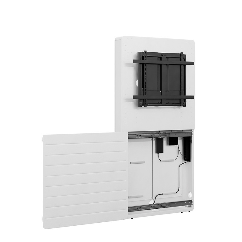 Vorschau: Hagor CON-Line® Big W Counterbalanced 65 - 86" Medienstele, Boden-Wand Montage