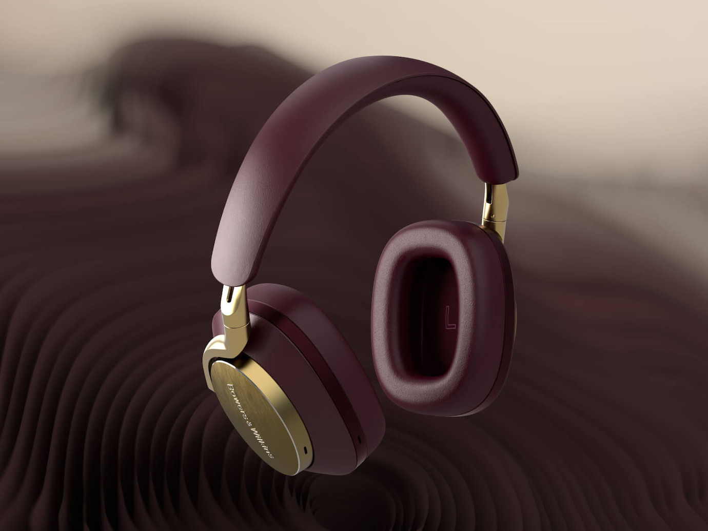 Vorschau: Bowers & Wilkins Px8 Over-Ear-Kopfhörer mit Geräuschunterdrückung, Royal Burgundybower