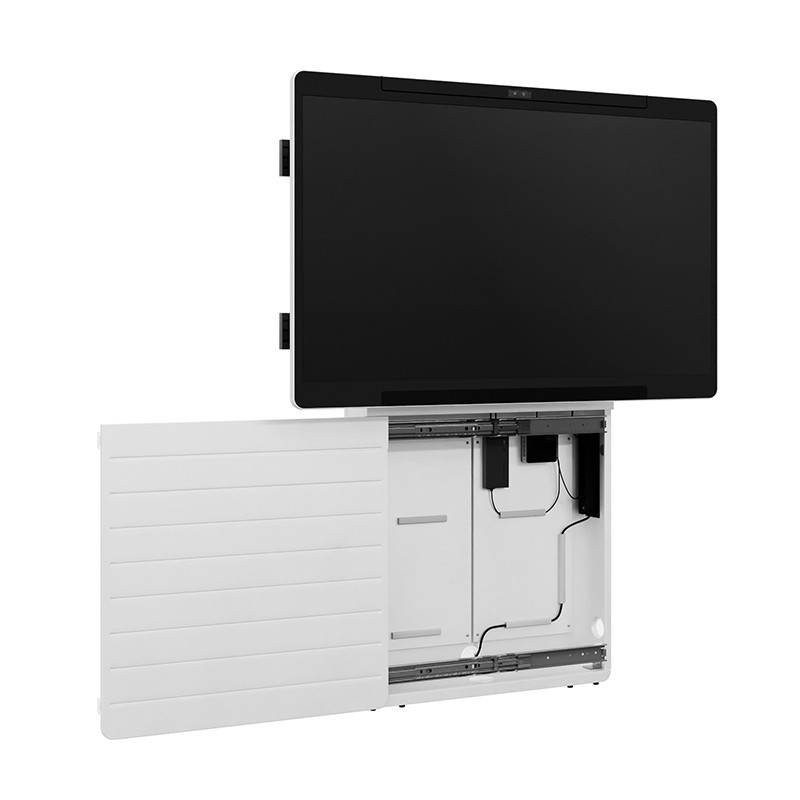 Vorschau: Hagor Medienstele Boden-Wand-Montage - Version breiter Korpus - passend für Cisco WebEx Board Pro 75