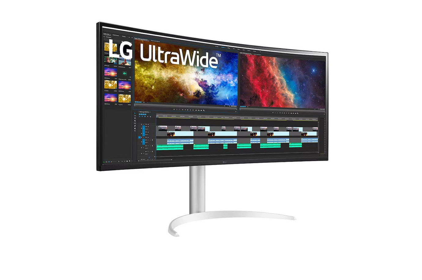 Vorschau: LG 38BQ85C-W 38" 21:9 Business Curved UltraWide™ QHD+ (3.840 x 1.600) IPS Monitor