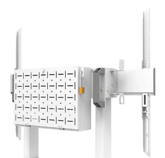 Vorschau: Neomounts FL55-875WH1 motorisierter Bodenständer für 55-100" Bildschirme - Weiß