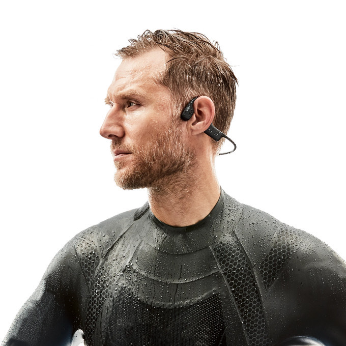 Vorschau: SHOKZ OpenSwim Open-Ear Bluetooth Kopfhörer zum Schwimmen geeignet mit integriertem MP3-Player | Far