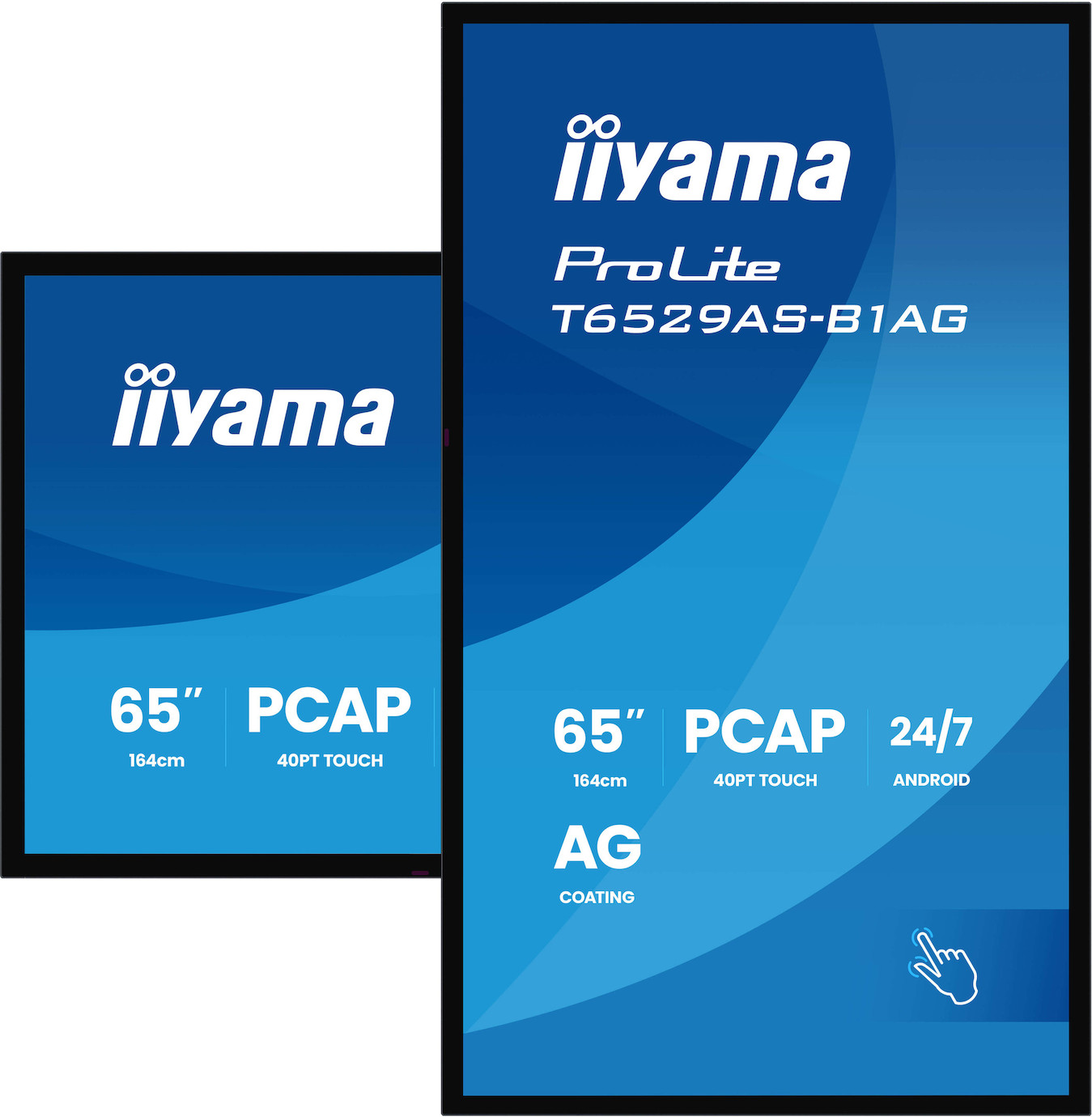 Vorschau: iiyama ProLite T6529AS-B1AG Interaktives 65" All-in-One-PCAP-Display für intelligente Räume für die