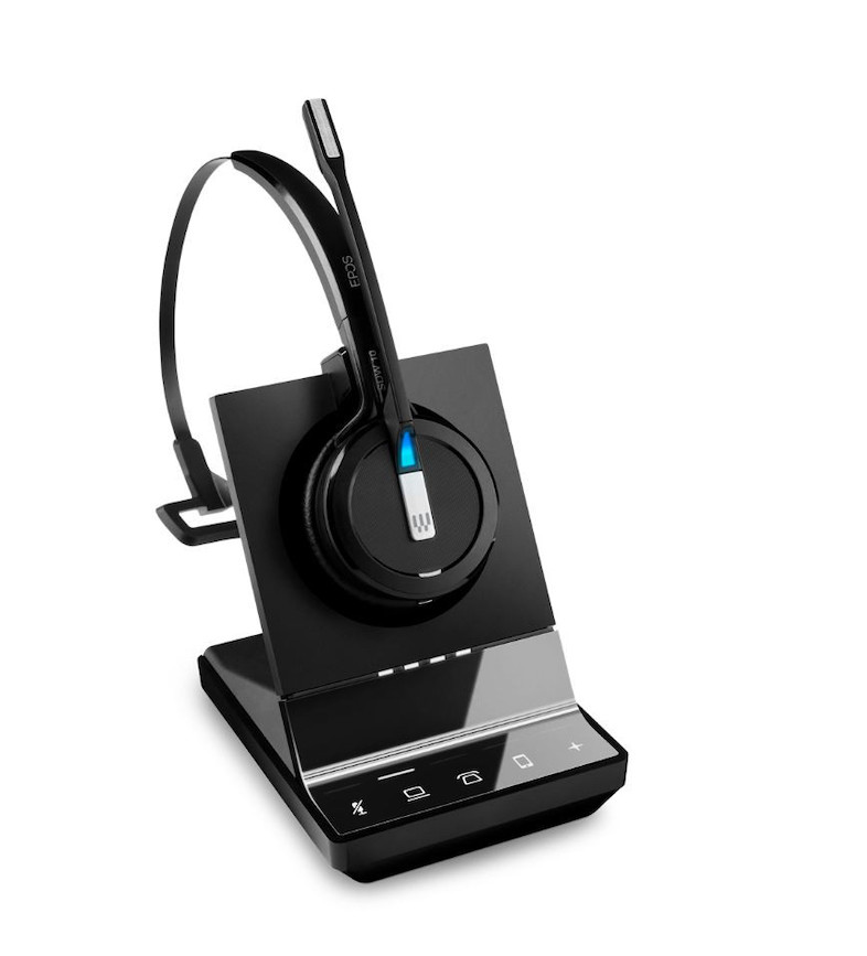 Vorschau: EPOS IMPACT SDW 5015 - kabelloses USB-A Mono DECT-Headset mit Basisstation