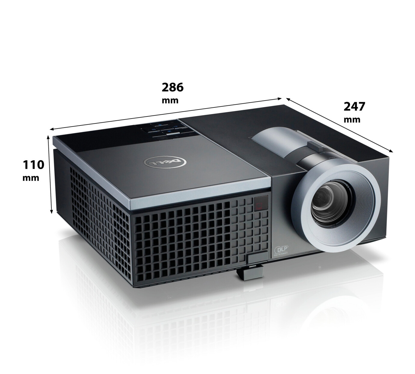 Vorschau: Dell 4320 Business Beamer mit 4300 ANSI-Lumen und WXGA Auflösung