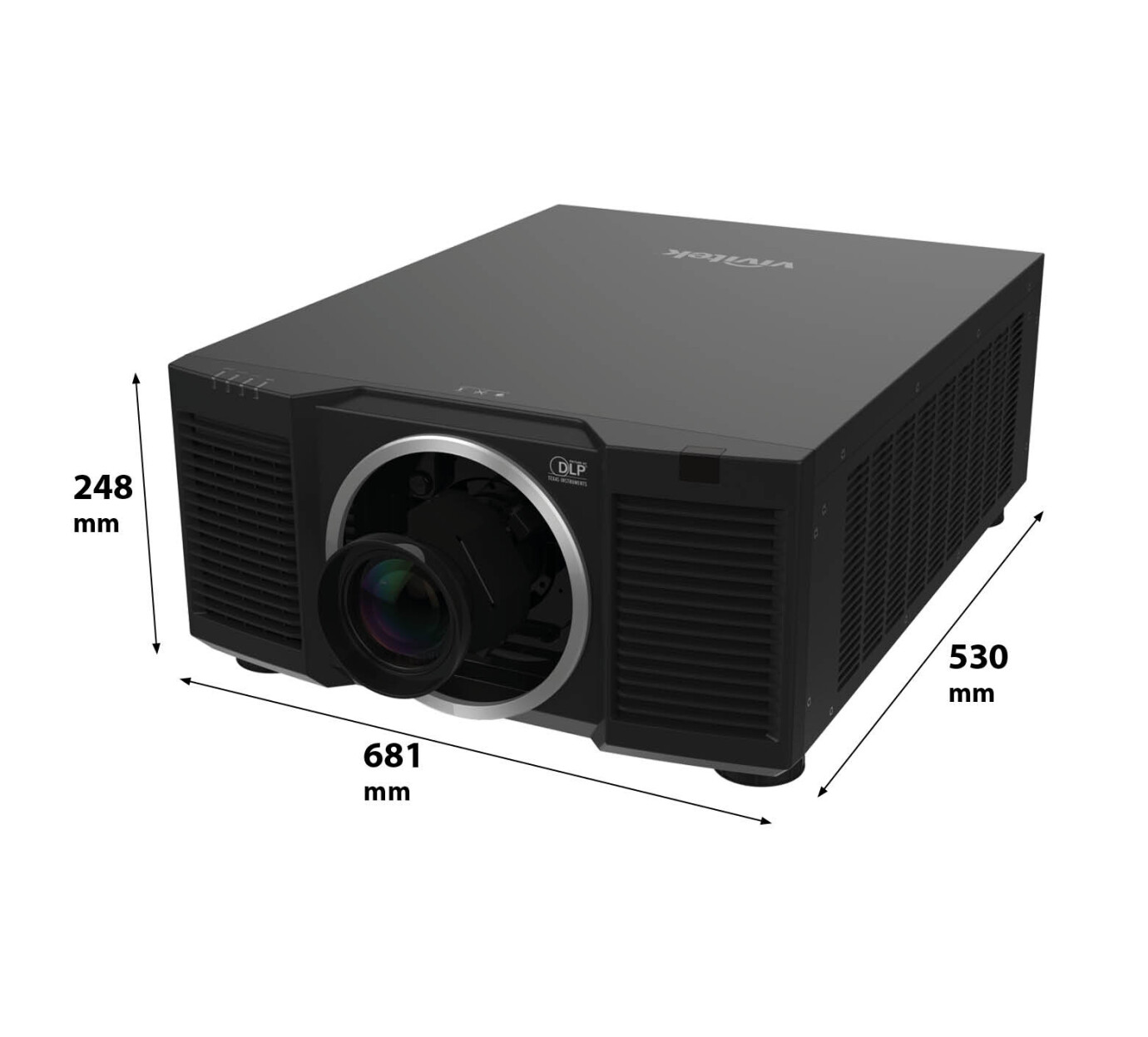 Vorschau: Vivitek DU9800Z-BK Installationsbeamer mit 18000 ANSI-Lumen und WUXGA